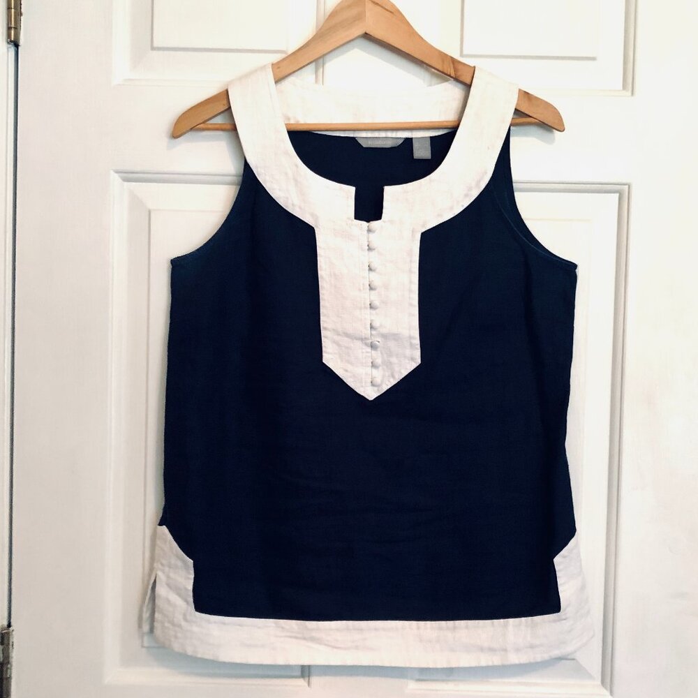 Liz Claiborne black and white top